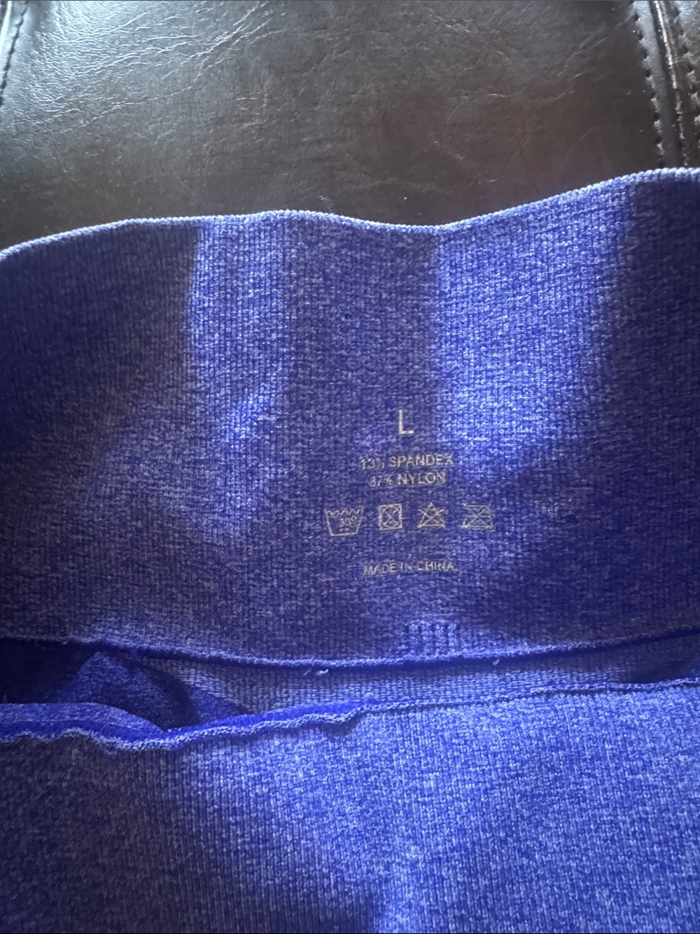 NVGTN High-Waist Athletic Shorts in Blue - Picture 2 of 3